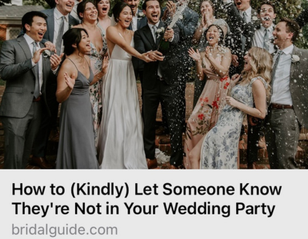 Bridal Guide Wedding Party Article