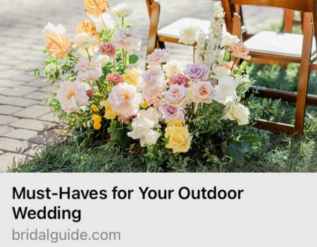 BridalGuide Tips Outdoor Wedding