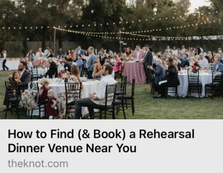 The Knot How to Find (& Book) a Rehearsal Dinner Venue Near You Article 