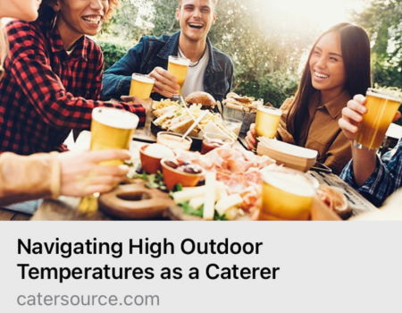 Navigating High Outdoor Temperatures as a Caterer Article 