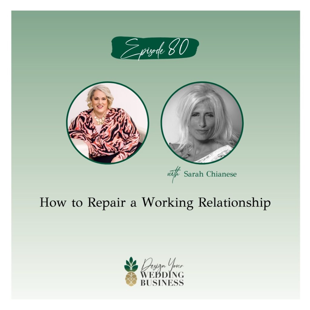 How To Repair a Working Relationship Podcast graphic 